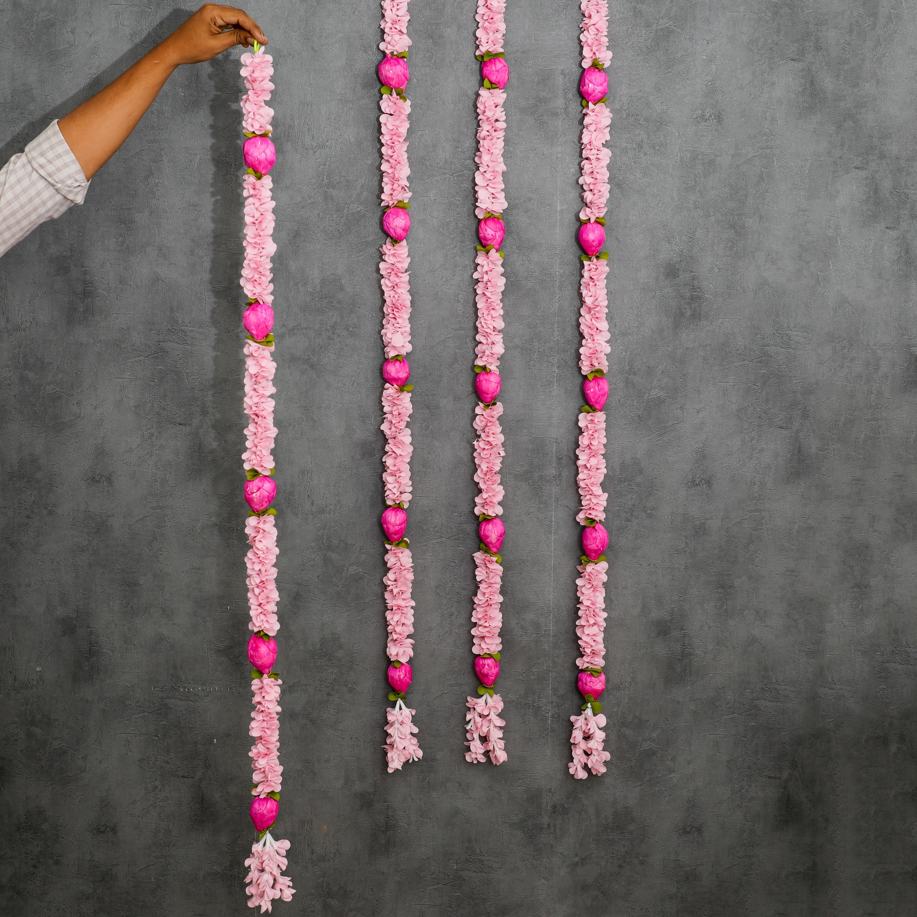 Fabric & Shola Pink Garland